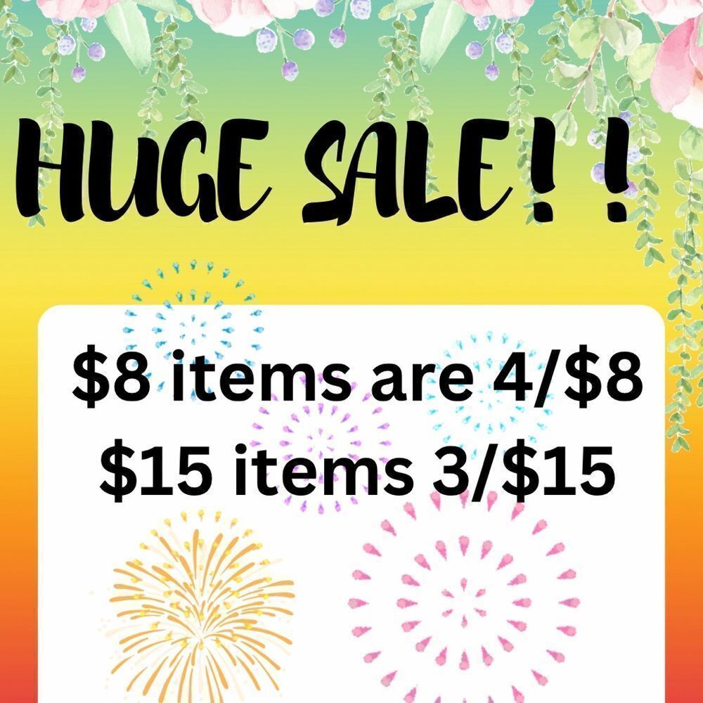 ‎HUGE SALE!!!